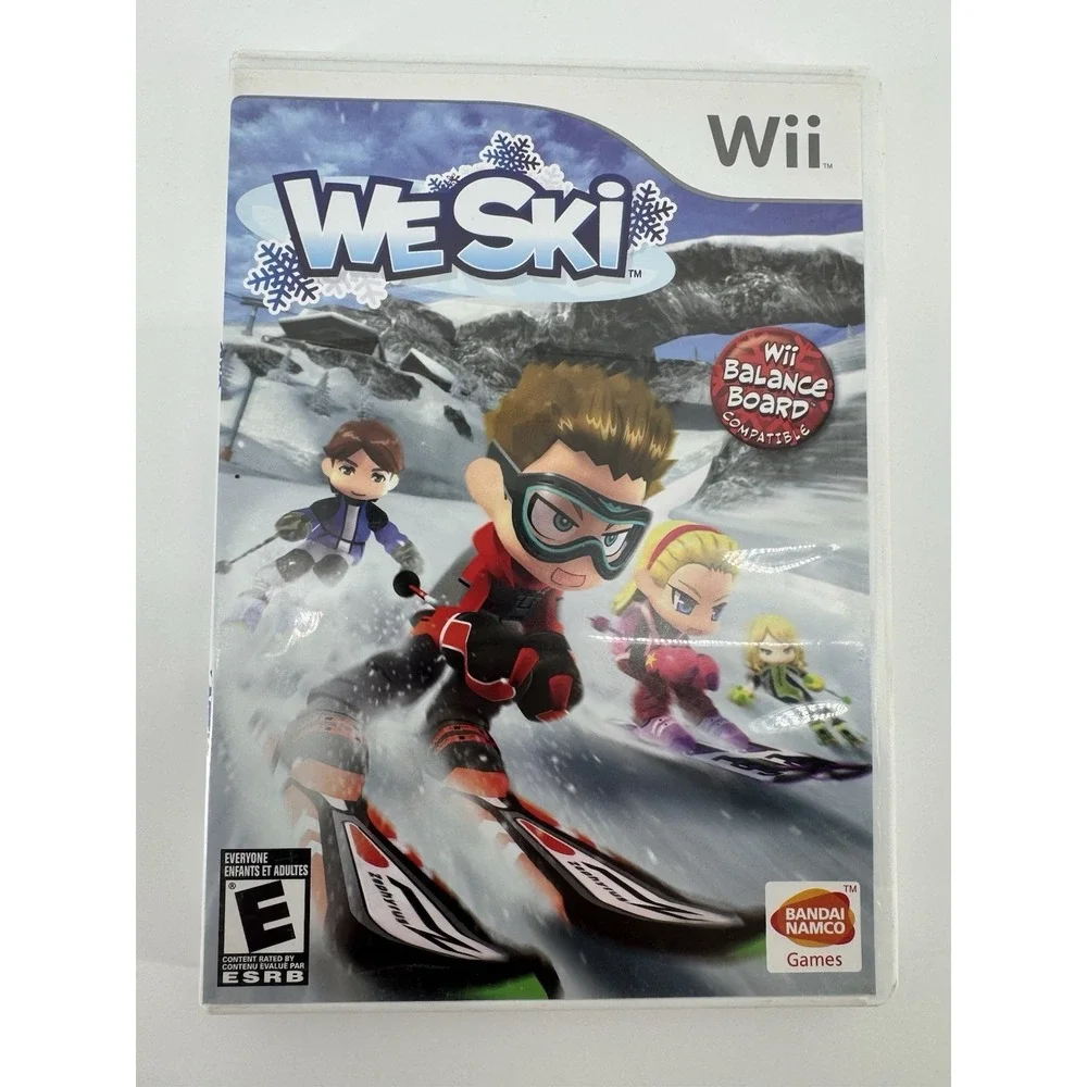 We‎ Ski Nintendo Wii Bandai Namco Games With Manual CIB